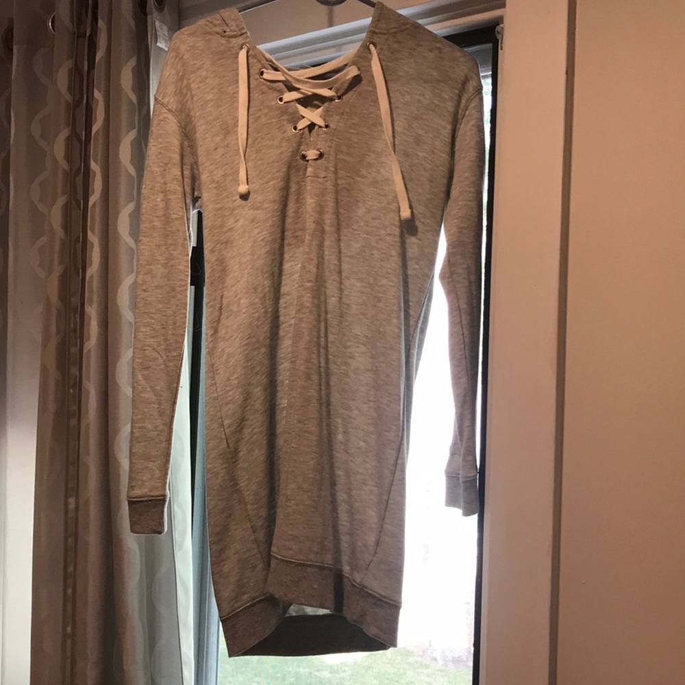 Grey shift dress!